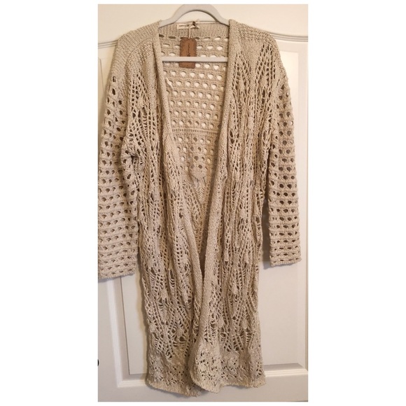 NWT Natural Life Abigail Cardigan Duster Cream S/M - Picture 3 of 6